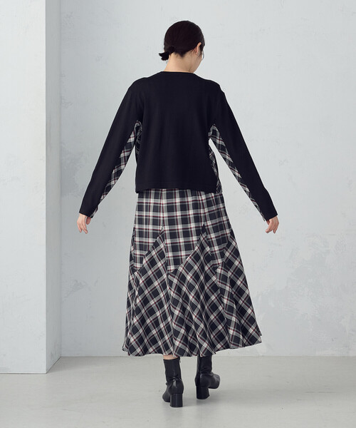 COMME CA ISM（コムサイズム） スカート 「セットアップ対応」タータン