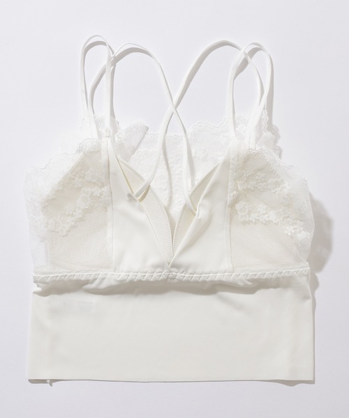 クロスレースキャミソール　新品未使用 Lace Ladies（レースレディース） キャミソール バック クロス レース