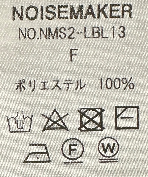 「NOISE MAKER」 半袖ブラウス FREE ブラック レディース_画像9