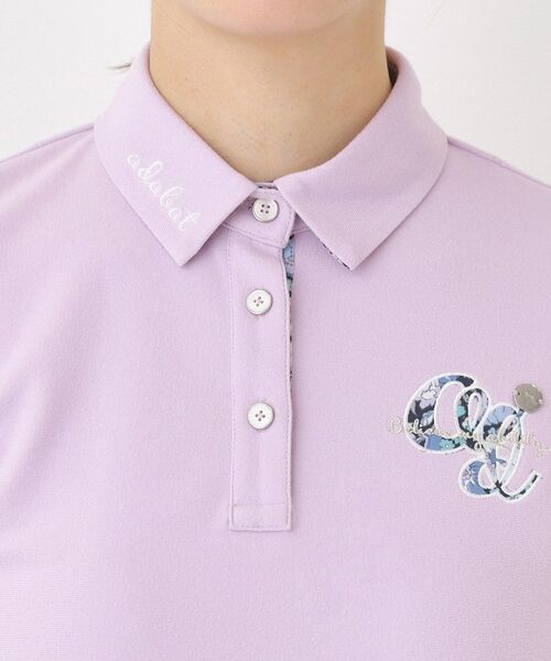 adabat（アダバット） ポロシャツ ポロ 起毛ストレッチ長袖ポロシャツ