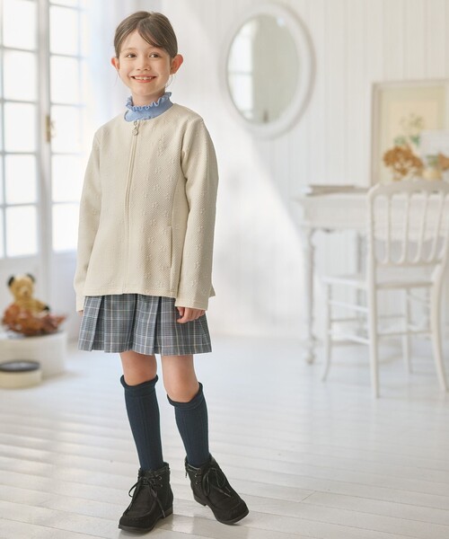 パンツ 「110-140cm」グレンチェック キュロット キッズ 子供服 女の子