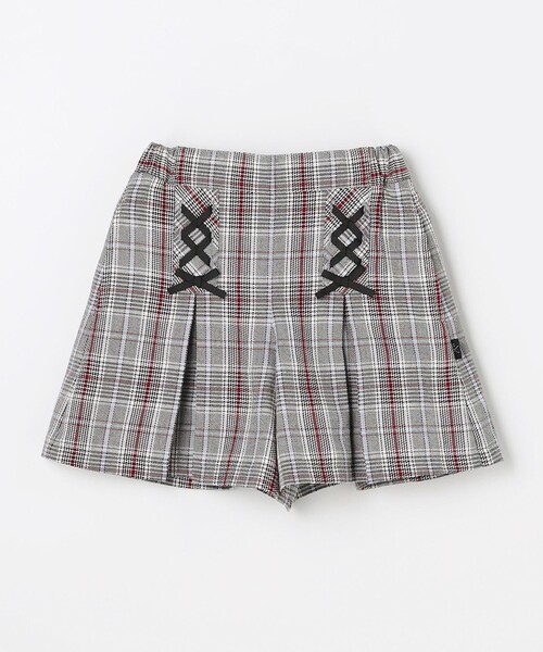 パンツ 「110-140cm」グレンチェック キュロット キッズ 子供服 女の子