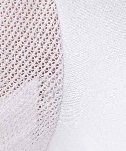 Reflect（リフレクト） ニット セーター 「秋映え」Vネック×メッシュ