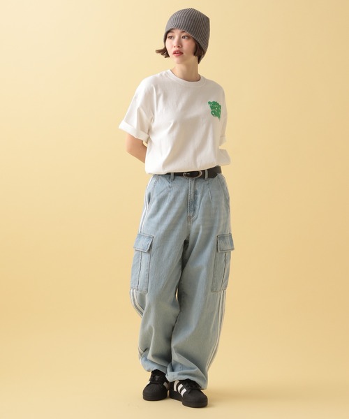 「PBLIM」 半袖Tシャツ MEDIUM オフホワイト レディース_画像2