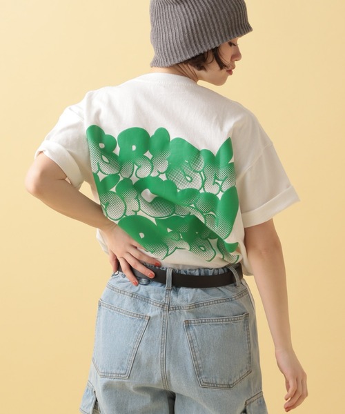 「PBLIM」 半袖Tシャツ MEDIUM オフホワイト レディース_画像6