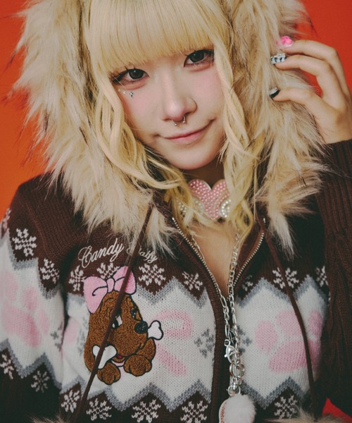 GALFY（ガルフィー） ニット セーター 「GALFY」らぶりぃ！ニット