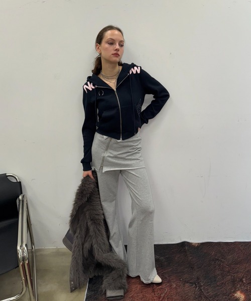 SHAGGIE（シャギー） パーカー 「ViVi掲載」ボディピアス付きワッフル