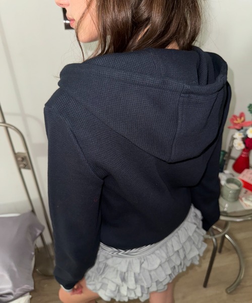 SHAGGIE（シャギー） パーカー 「ViVi掲載」ボディピアス付きワッフル