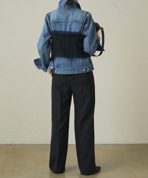 Loungedress（ラウンジドレス） デニムジャケット FREE ブルー