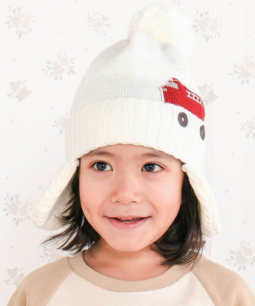 希少 耳付き スカルニット帽 カナダ製 00s SKULL SKATES Logo Knit Cap 黒 スカルスケーツ ニット