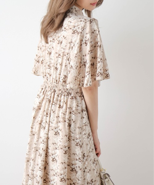 「La-gemme」 半袖ワンピース L ブラック系その他 レディース_画像9