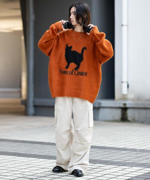 WEGO（ウィゴー） セーター ニット WEGO/ファジーグラフィックプル