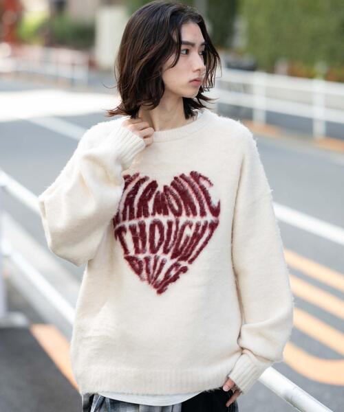 WEGO（ウィゴー） セーター ニット WEGO/ファジーグラフィックプル