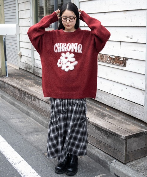 WEGO（ウィゴー） セーター ニット WEGO/ファジーグラフィックプル