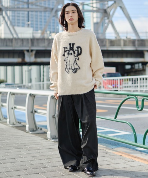 WEGO（ウィゴー） セーター ニット WEGO/ファジーグラフィックプル