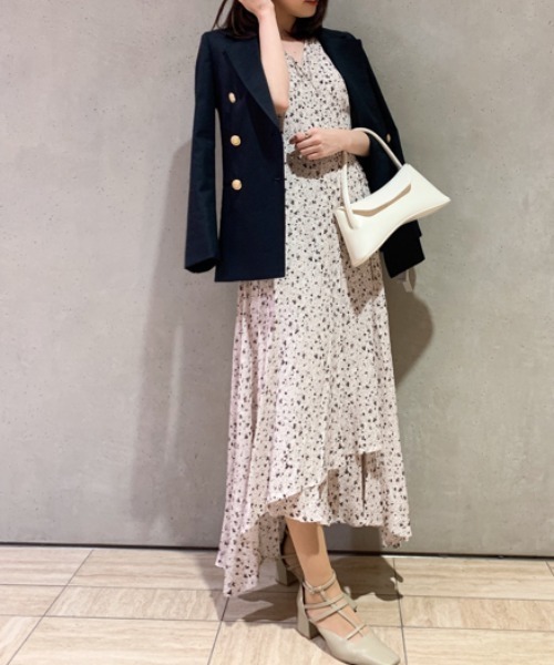 「FRAY I.D」 半袖ワンピース 0 ブラウン レディース_画像4