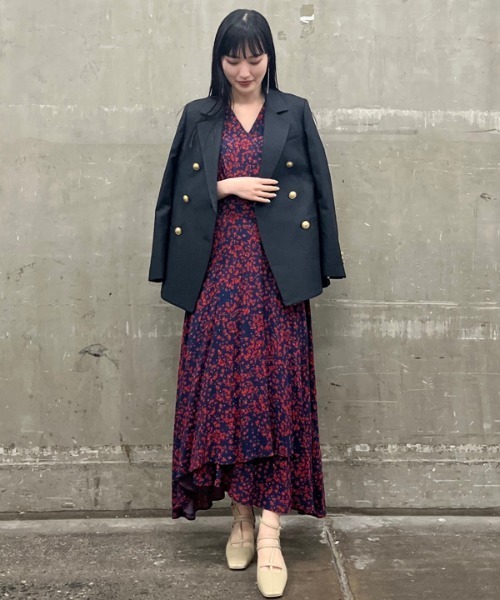 「FRAY I.D」 半袖ワンピース 0 ブラウン レディース_画像5