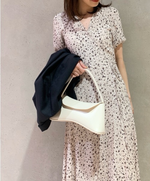 「FRAY I.D」 半袖ワンピース 0 ブラウン レディース_画像7