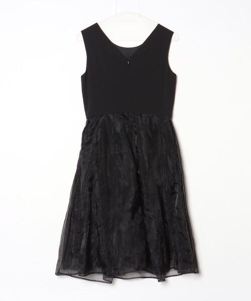 「Debut de Fiore」 ノースリーブワンピース 38 ブラック レディース_画像2