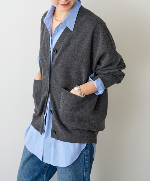 スピックアンドスパン ジョンストンズオブエルガン カーディガン 2点 cd011-63021-01b.jpg?basethum=225