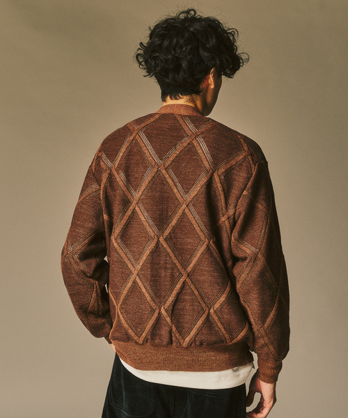 417 EDIFICE（フォーワンセブンエディフィス） カーディガン メランジ