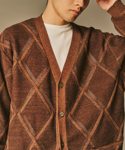 417 EDIFICE（フォーワンセブンエディフィス） カーディガン メランジ