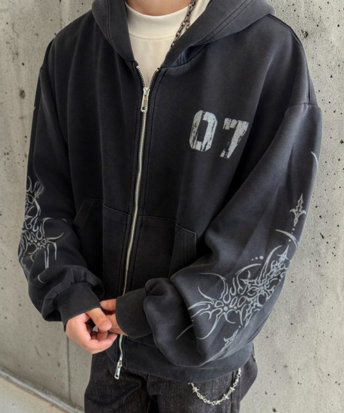 mushwear（マッシュウェア） パーカー 07グラフィックジップパーカー