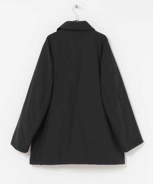 Gauze# リバーシブルステンカラーコート　中綿入り　黒 URBAN RESEARCH ROSSO MEN ステンカラーコート コート 「XLサイズあり