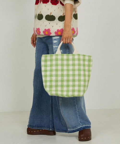 「Freada」 「beej」ハンドバッグ ONE SIZE グリーン レディース_画像2