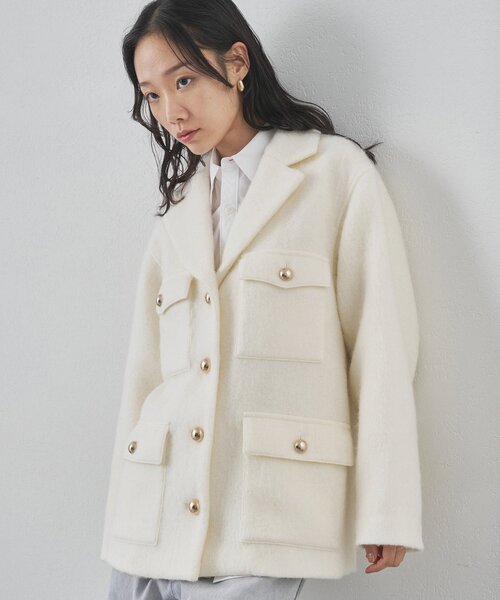 Whim Gazette（ウィム ガゼット） コート アウター シャギーサファリ