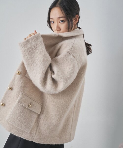 Whim Gazette（ウィム ガゼット） コート アウター シャギーサファリ