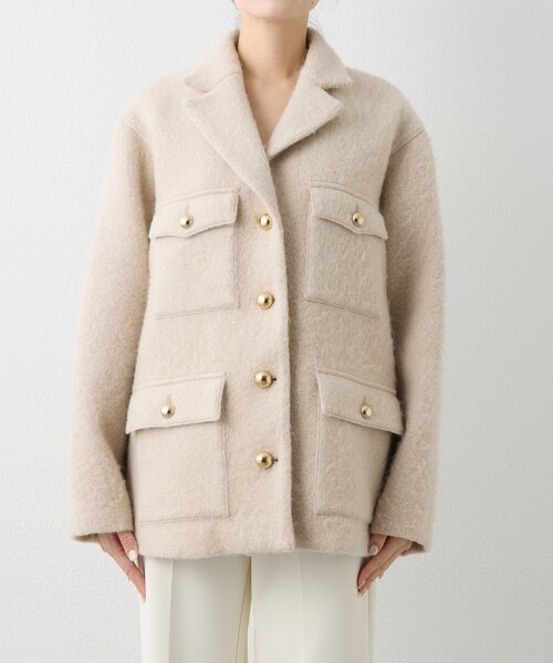 Whim Gazette（ウィム ガゼット） コート アウター シャギーサファリ