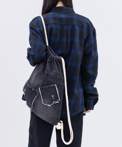 VONDSボンズリュックサックナップザック黒色系バックパックデイパック大人ランドセルブラックメンズユニセックスレディース鞄かばん ベンデイビス BEN DAVIS ナップサック ブランド おしゃれ スポーツ