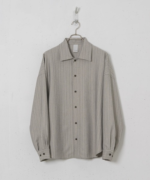 「Casper John」 長袖シャツ SMALL ダークグレー メンズ_画像7