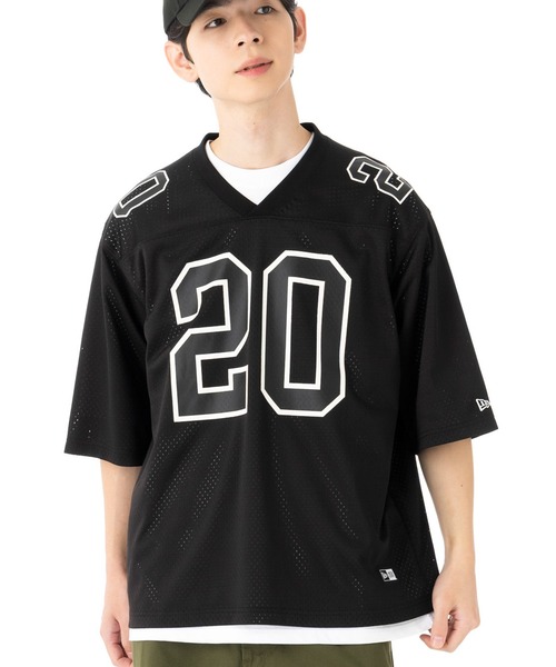 フットボールT NEW ERA（ニューエラ） tシャツ フットボールTシャツ 半袖 メンズ