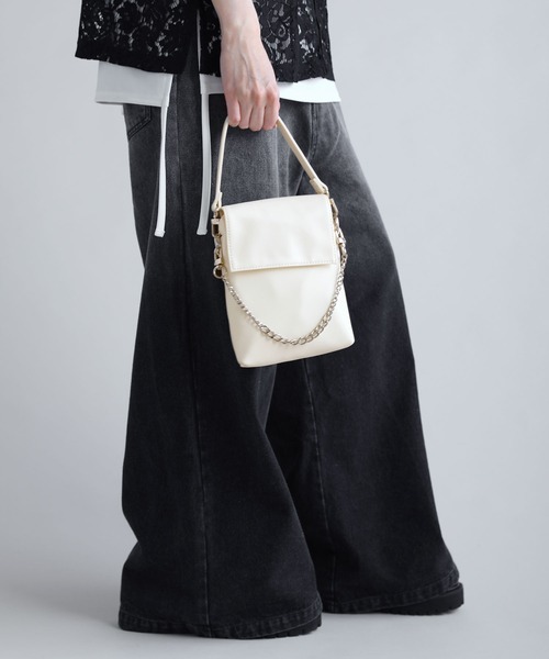 「SOCCE」 ショルダーバッグ F ホワイト メンズ_画像4