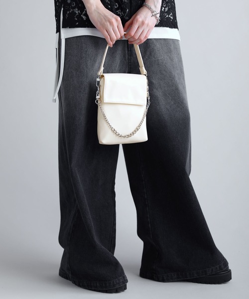 「SOCCE」 ショルダーバッグ F ホワイト メンズ_画像6