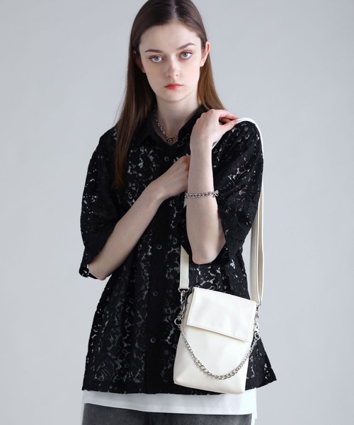 「SOCCE」 ショルダーバッグ F ホワイト メンズ_画像7