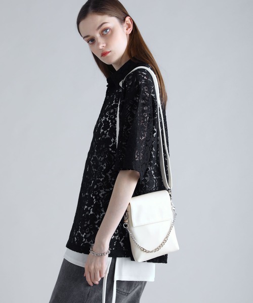 「SOCCE」 ショルダーバッグ F ホワイト メンズ_画像8