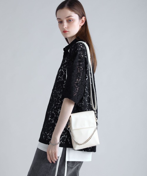 「SOCCE」 ショルダーバッグ F ホワイト メンズ_画像9