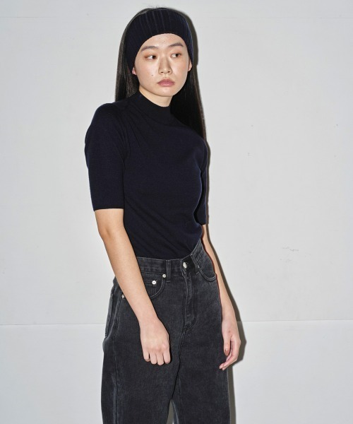 「TODAYFUL」 7分袖ニット FREE バーガンディー レディース_画像5