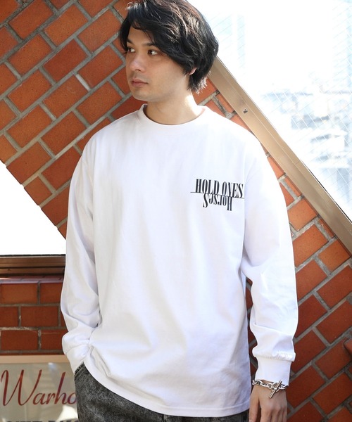 「８(eight)」 長袖Tシャツ LARGE ブラック系その他2 メンズ_画像2