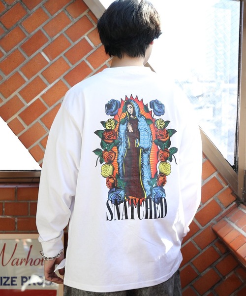 「８(eight)」 長袖Tシャツ LARGE ブラック系その他2 メンズ_画像4