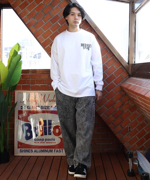 「８(eight)」 長袖Tシャツ LARGE ブラック系その他2 メンズ_画像6