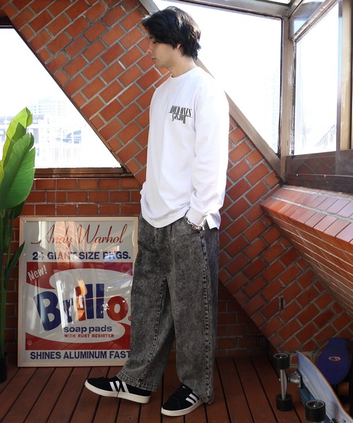 「８(eight)」 長袖Tシャツ LARGE ブラック系その他2 メンズ_画像7