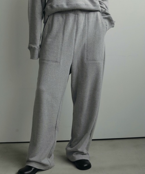 anuke（アンヌーク） パンツ Wide Sweat Pants レディース : ZOZOTOWN
