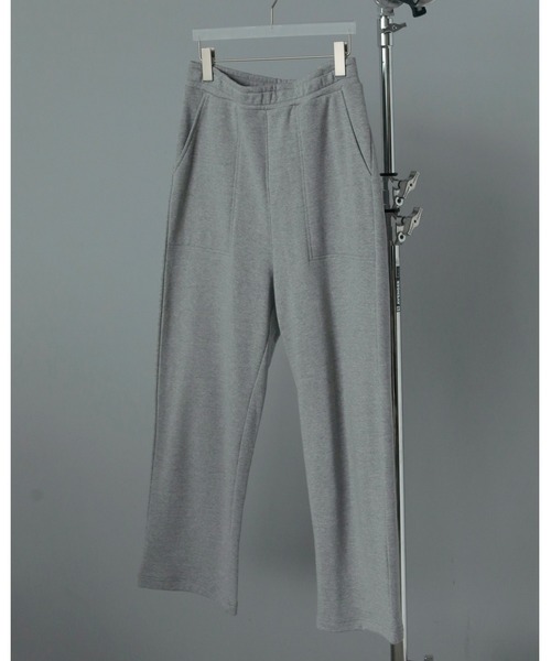 anuke（アンヌーク） パンツ Wide Sweat Pants レディース : ZOZOTOWN