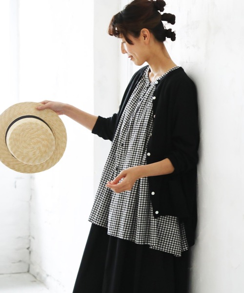 「soulberry」 ニットカーディガン M レッド レディース_画像6