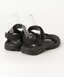 「Teva」 フラットサンダル 25cm ブラ...の詳細画像1