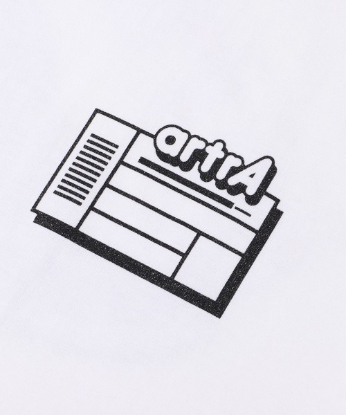「atmos pink」 半袖Tシャツ M ホワイト メンズ_画像4